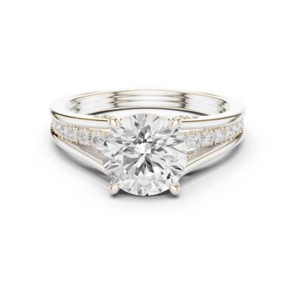 Vintage 2.30Ct Round Cut High Quality Diamond Elegant Minimalist Dainty Statement Ring For Her - HIGHCARAT DIAMONDS