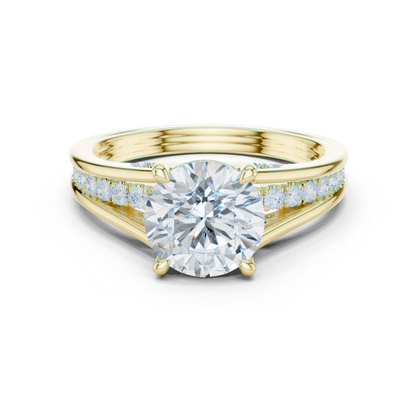 Vintage 2.30Ct Round Cut High Quality Diamond Elegant Minimalist Dainty Statement Ring For Her - HIGHCARAT DIAMONDS