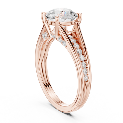 Vintage 2.30Ct Round Cut High Quality Diamond Elegant Minimalist Dainty Statement Ring For Her - HIGHCARAT DIAMONDS