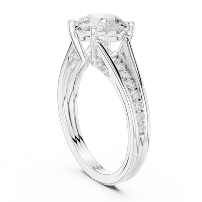 Vintage 2.30Ct Round Cut High Quality Diamond Elegant Minimalist Dainty Statement Ring For Her - HIGHCARAT DIAMONDS