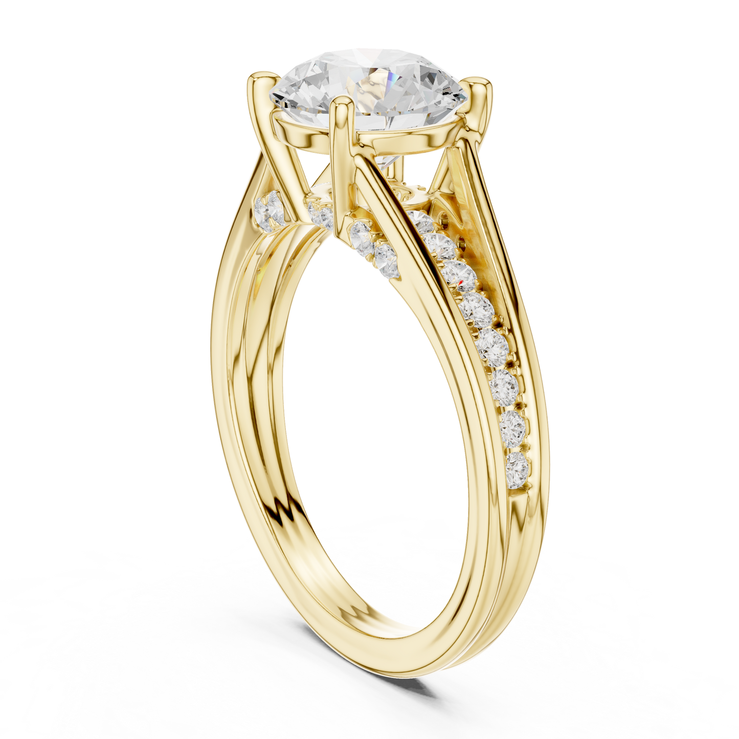 Vintage 2.30Ct Round Cut High Quality Diamond Elegant Minimalist Dainty Statement Ring For Her - HIGHCARAT DIAMONDS