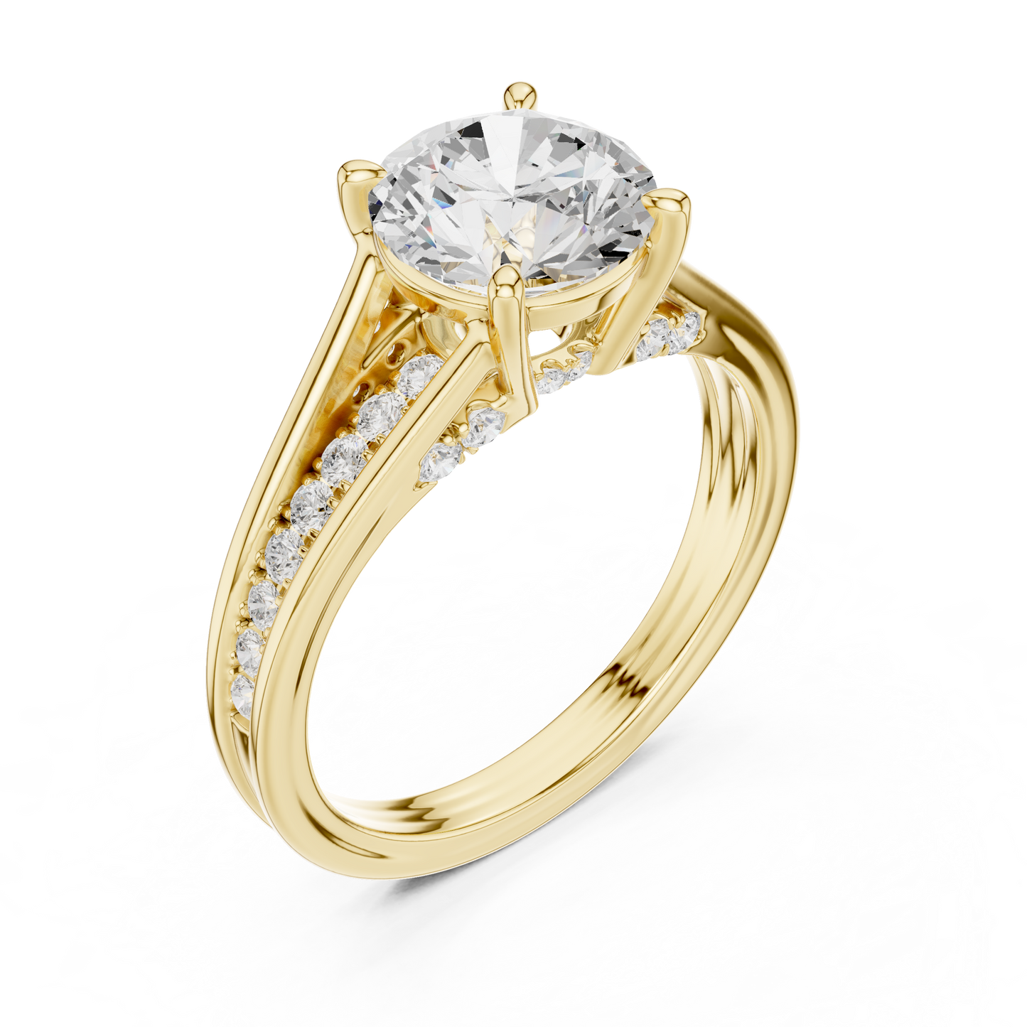 Vintage 2.30Ct Round Cut High Quality Diamond Elegant Minimalist Dainty Statement Ring For Her - HIGHCARAT DIAMONDS