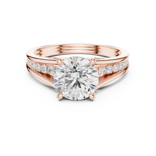 Vintage 2.30Ct Round Cut High Quality Diamond Elegant Minimalist Dainty Statement Ring For Her - HIGHCARAT DIAMONDS