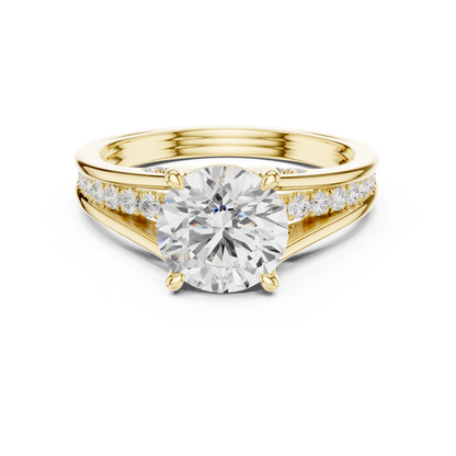 Vintage 2.30Ct Round Cut High Quality Diamond Elegant Minimalist Dainty Statement Ring For Her - HIGHCARAT DIAMONDS