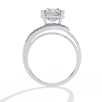 Round Cut 2.96Ct Diamond Cluster Delicate Vintage Sparkling Dainty Engagement Ring Gift For Her - HIGHCARAT DIAMONDS