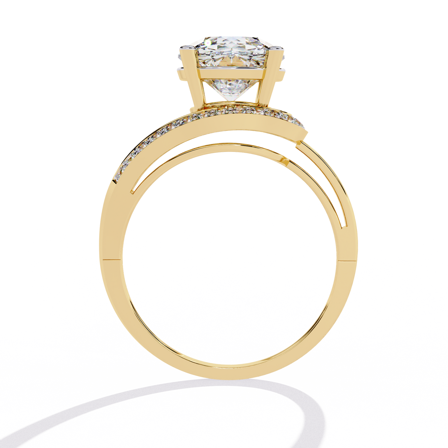Round Cut 2.96Ct Diamond Cluster Delicate Vintage Sparkling Dainty Engagement Ring Gift For Her - HIGHCARAT DIAMONDS