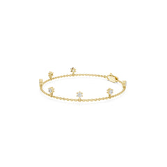 Round Cut Diamond Top Grade Diamond Antique Delicate Vintage Sparkling Bridesmaid charm Bracelet Gift For Women's - HIGHCARAT DIAMONDS