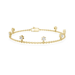 Round Cut Diamond Top Grade Diamond Antique Delicate Vintage Sparkling Bridesmaid charm Bracelet Gift For Women's - HIGHCARAT DIAMONDS