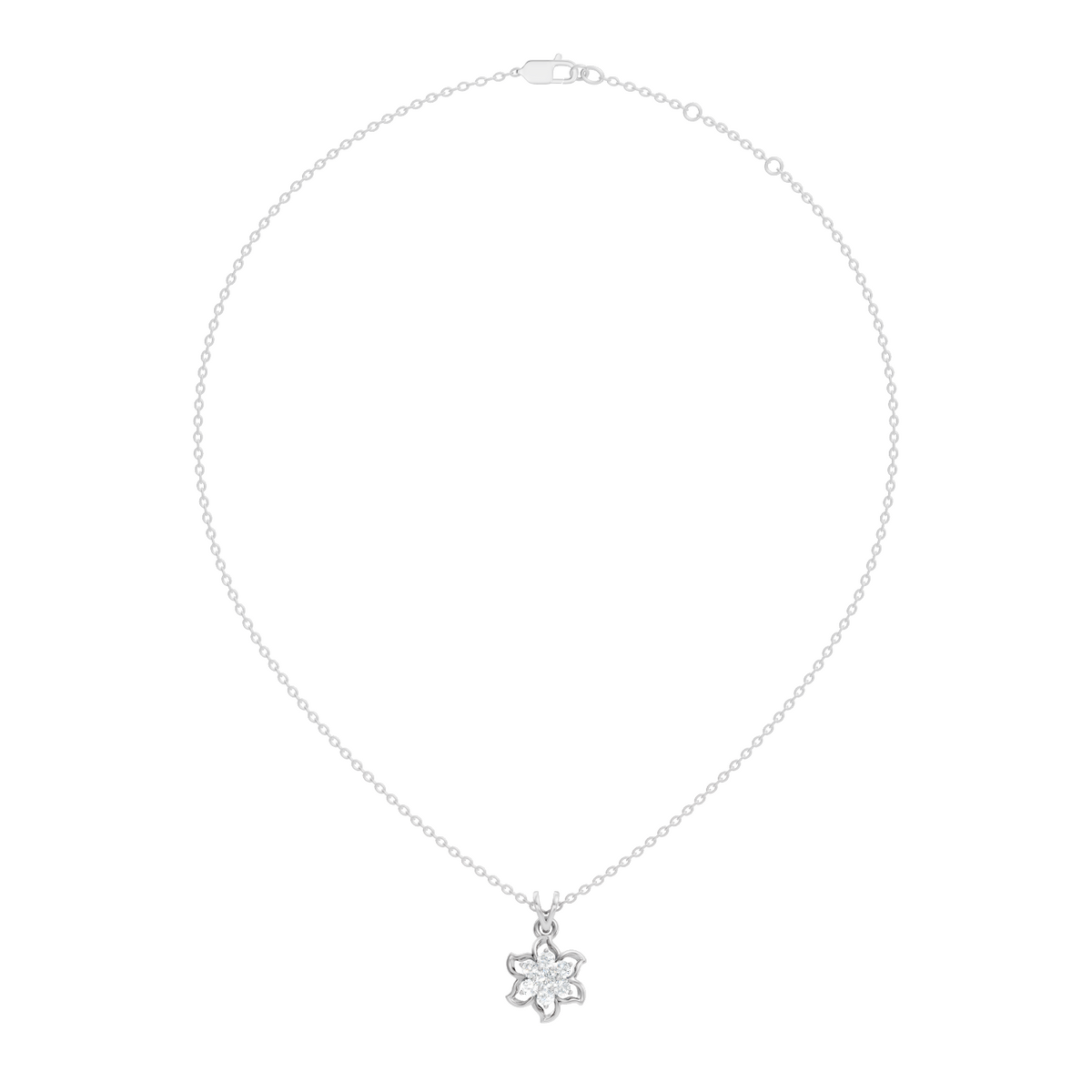 0.45 Ct Round Cut Diamond Pendant In 14K Yellow Gold Minimalist Gift For Her - HIGHCARAT DIAMONDS
