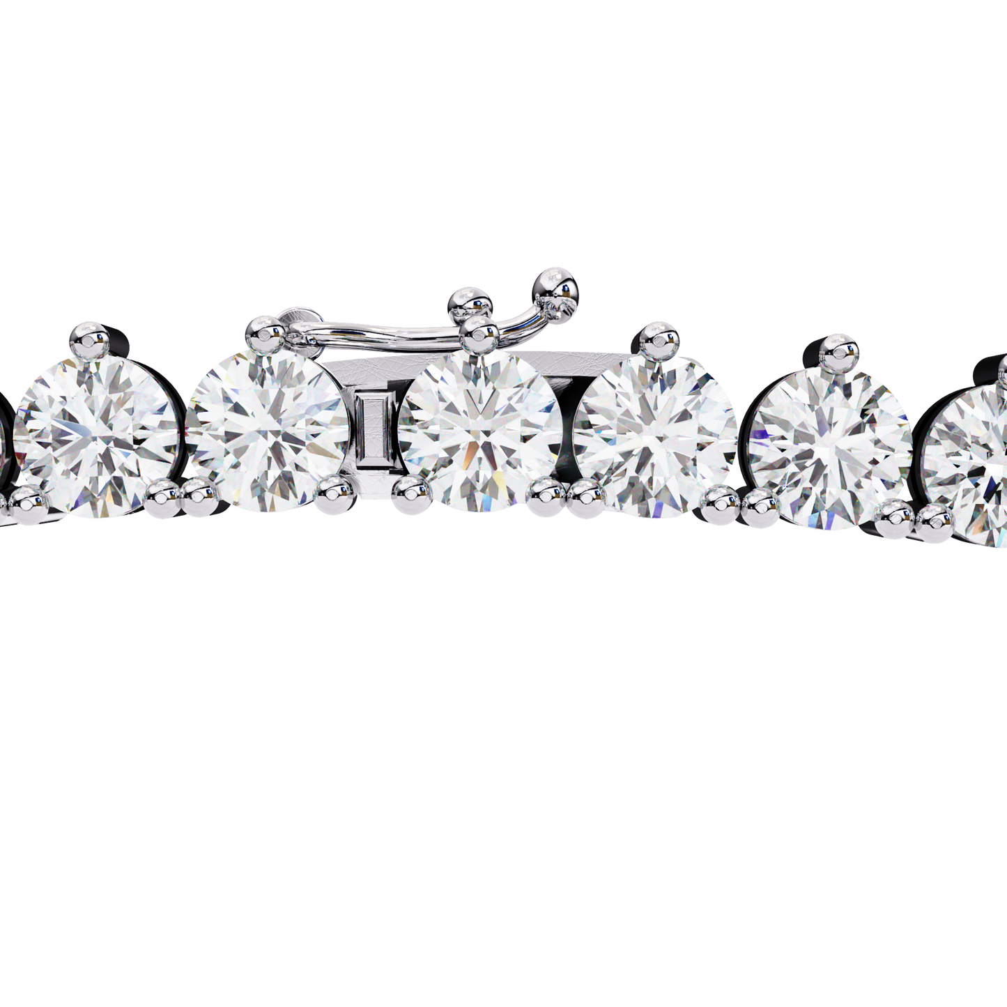 Round Cut 9.70 Ct  Natural & Lab Grown Diamond 18k Solid Gold   Channel Set Unisex Best Necklace For Daily Wear - HIGHCARAT DIAMONDS
