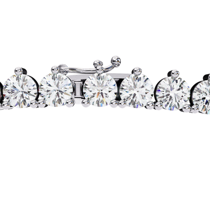 Round Cut 9.70 Ct  Natural & Lab Grown Diamond 18k Solid Gold   Channel Set Unisex Best Necklace For Daily Wear - HIGHCARAT DIAMONDS