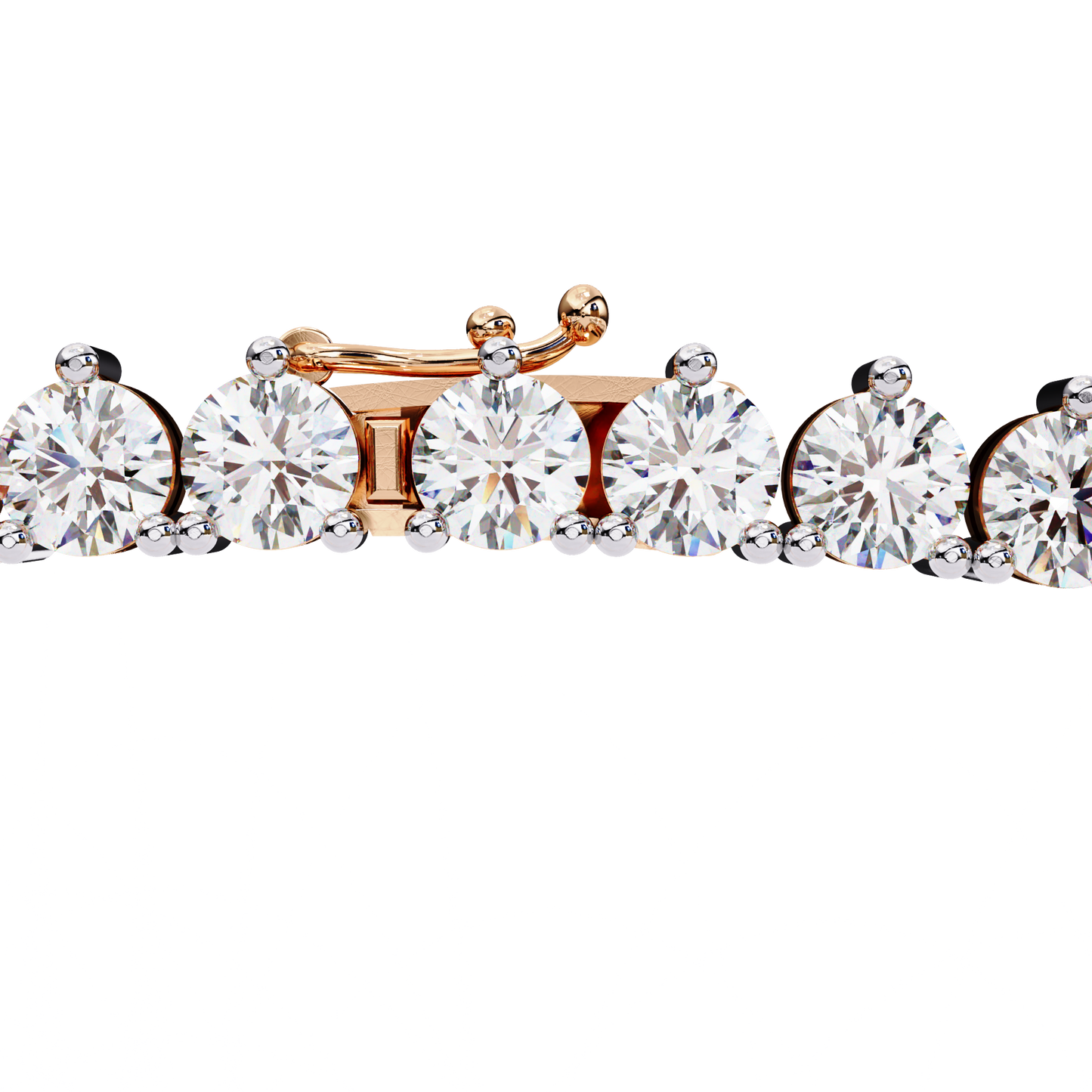 Round Cut 9.70 Ct  Natural & Lab Grown Diamond 18k Solid Gold   Channel Set Unisex Best Necklace For Daily Wear - HIGHCARAT DIAMONDS