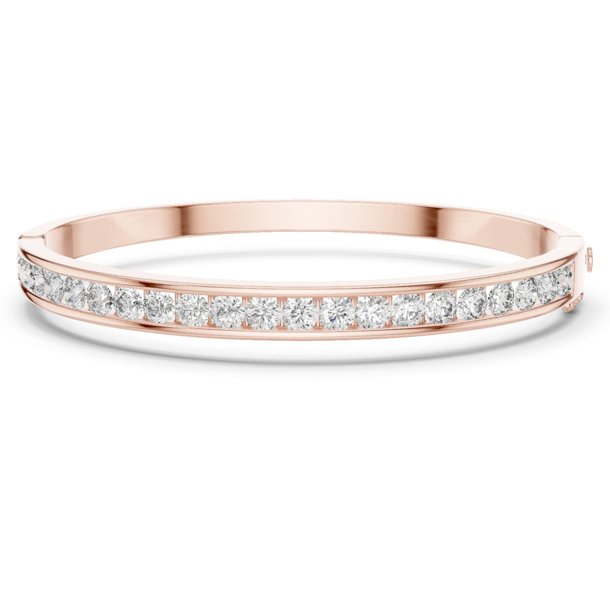 3.57Ct Round Cut White Colorless Diamond Art Deco Cluster Vintage Party Wear Bangle Gift For Women's - HIGHCARAT DIAMONDS
