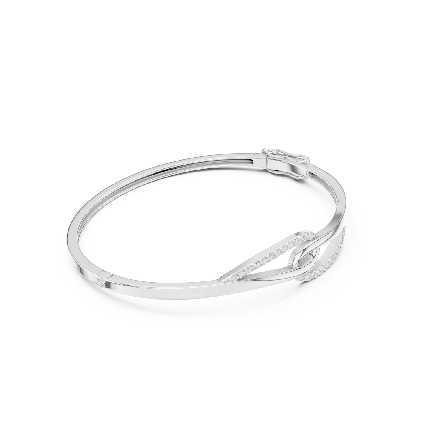 Round Cut Brilliant Lab Grown Diamond Vintage Handcrafted Bracelet - HIGHCARAT DIAMONDS