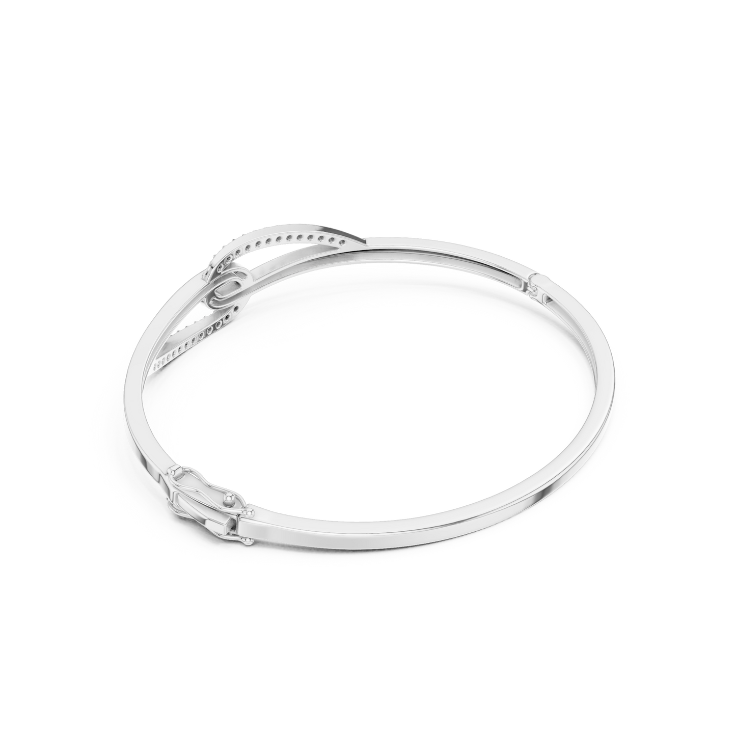 Round Cut Brilliant Lab Grown Diamond Vintage Handcrafted Bracelet - HIGHCARAT DIAMONDS