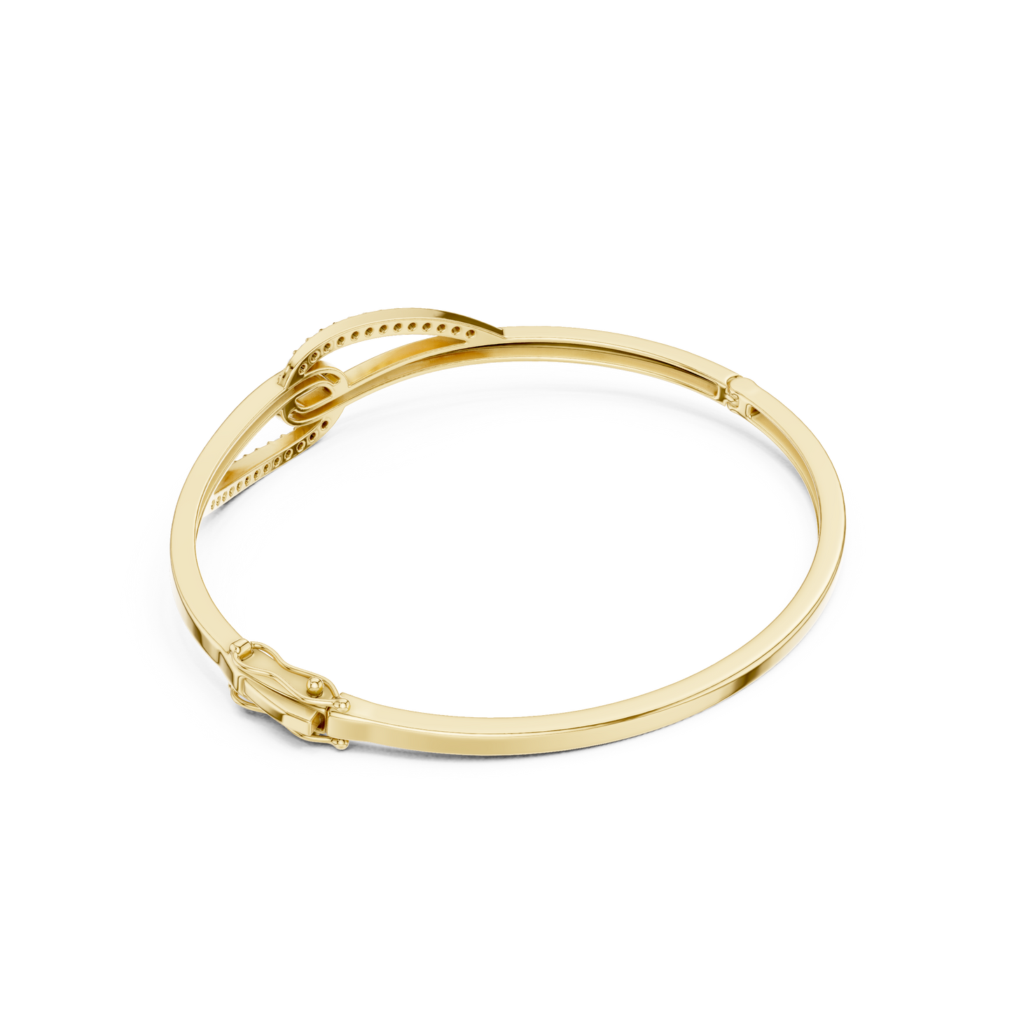 Round Cut Brilliant Lab Grown Diamond Vintage Handcrafted Bracelet - HIGHCARAT DIAMONDS