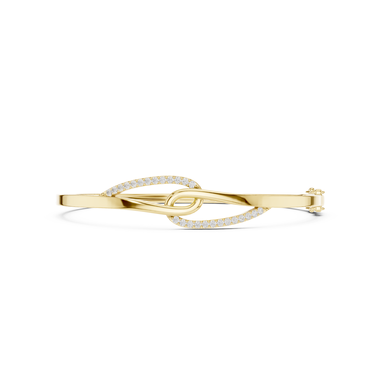 Round Cut Brilliant Lab Grown Diamond Vintage Handcrafted Bracelet - HIGHCARAT DIAMONDS