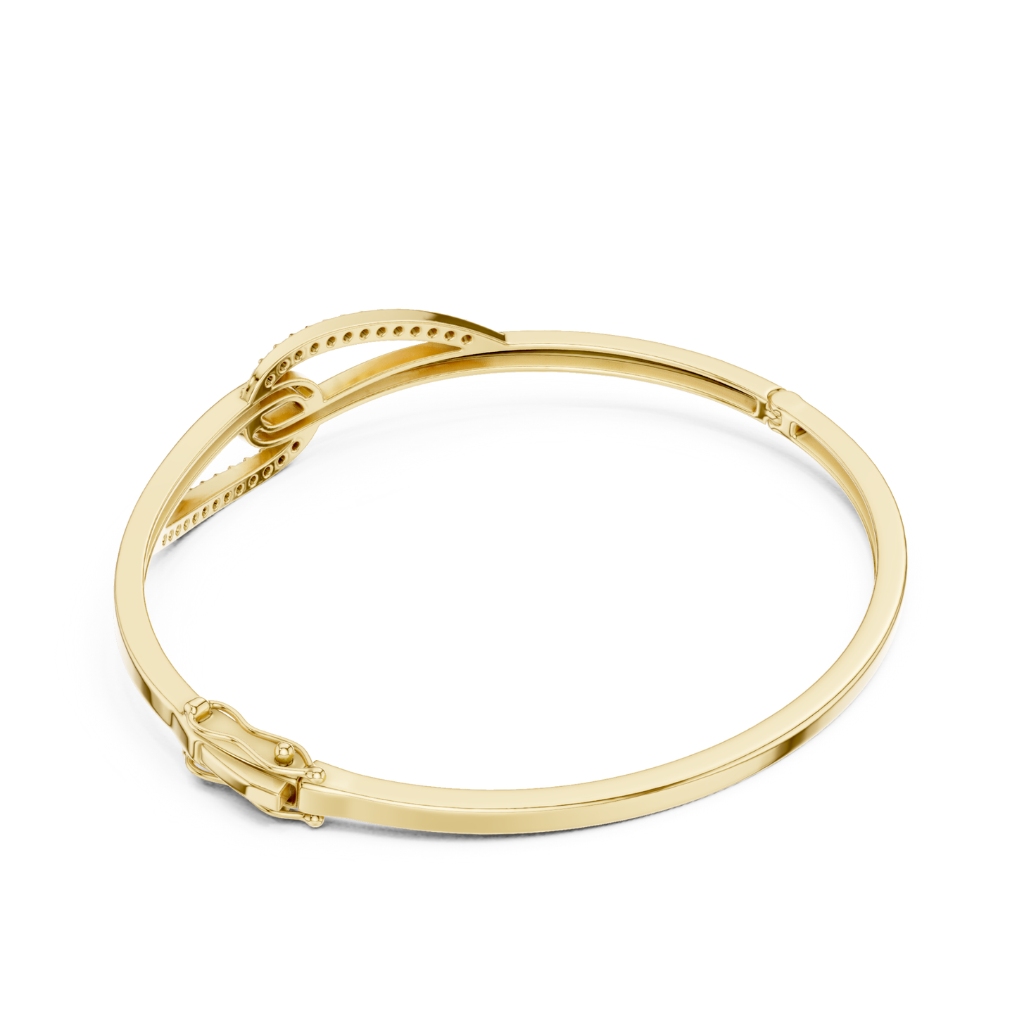 Round Cut Brilliant Lab Grown Diamond Vintage Handcrafted Bracelet - HIGHCARAT DIAMONDS