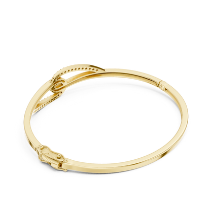 Round Cut Brilliant Lab Grown Diamond Vintage Handcrafted Bracelet - HIGHCARAT DIAMONDS