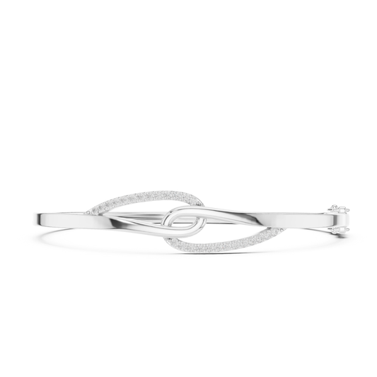 Round Cut Brilliant Lab Grown Diamond Vintage Handcrafted Bracelet - HIGHCARAT DIAMONDS