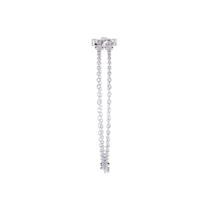 Round Cut Diamond Antique Cluster Dainty Minimalist Statement Cuff Bracelet Gift For Women's - HIGHCARAT DIAMONDS