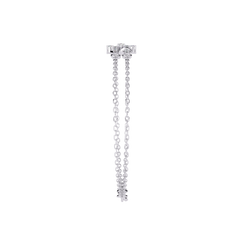 Round Cut Diamond Antique Cluster Dainty Minimalist Statement Cuff Bracelet Gift For Women's - HIGHCARAT DIAMONDS