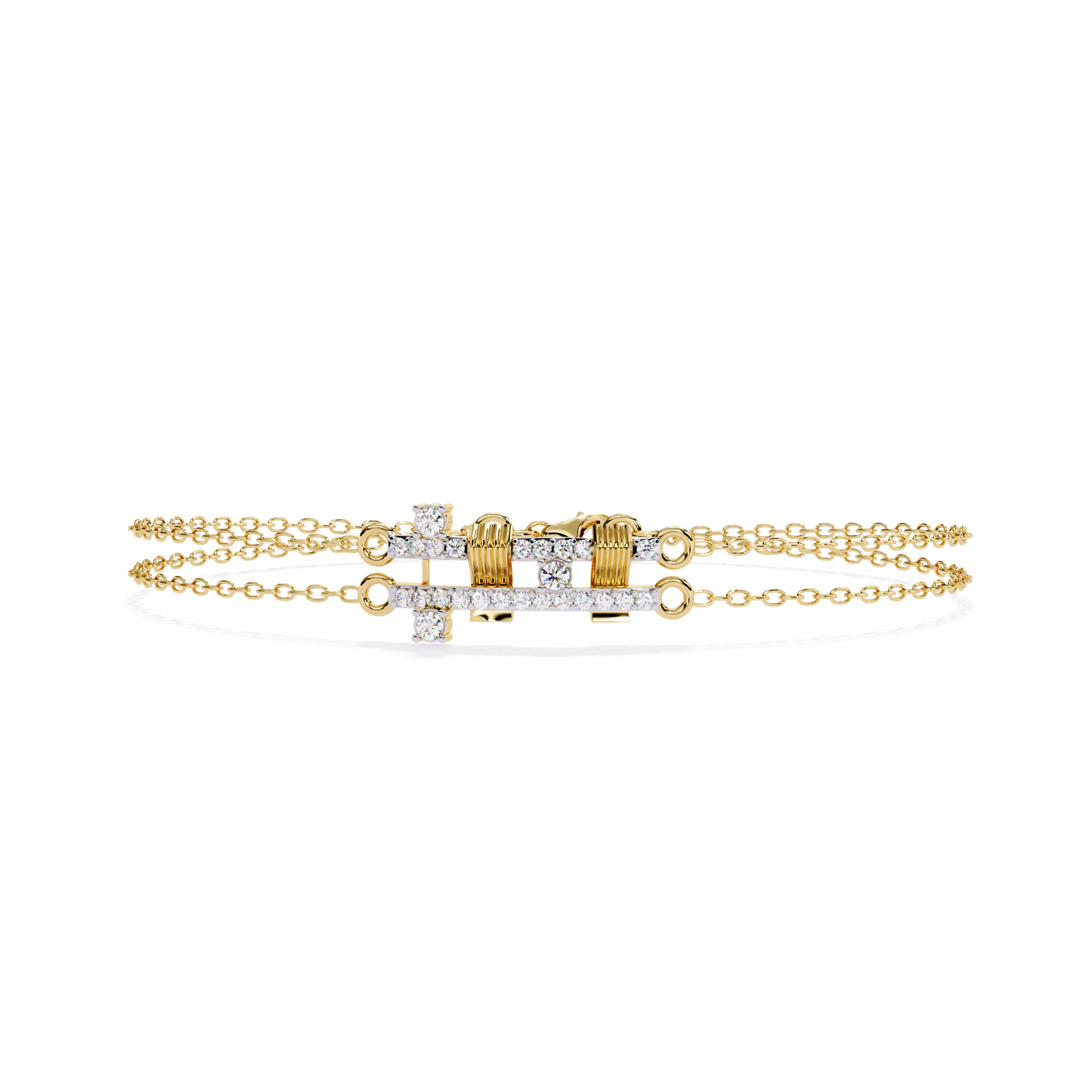 Round Cut Diamond Antique Cluster Dainty Minimalist Statement Cuff Bracelet Gift For Women's - HIGHCARAT DIAMONDS