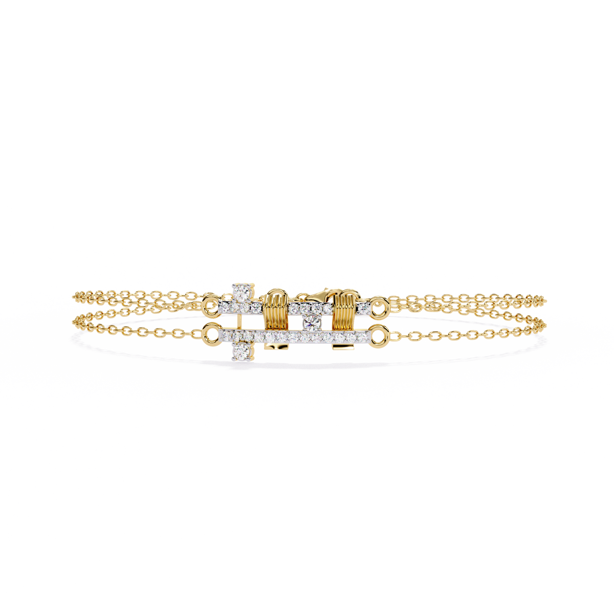 Round Cut Diamond Antique Cluster Dainty Minimalist Statement Cuff Bracelet Gift For Women's - HIGHCARAT DIAMONDS