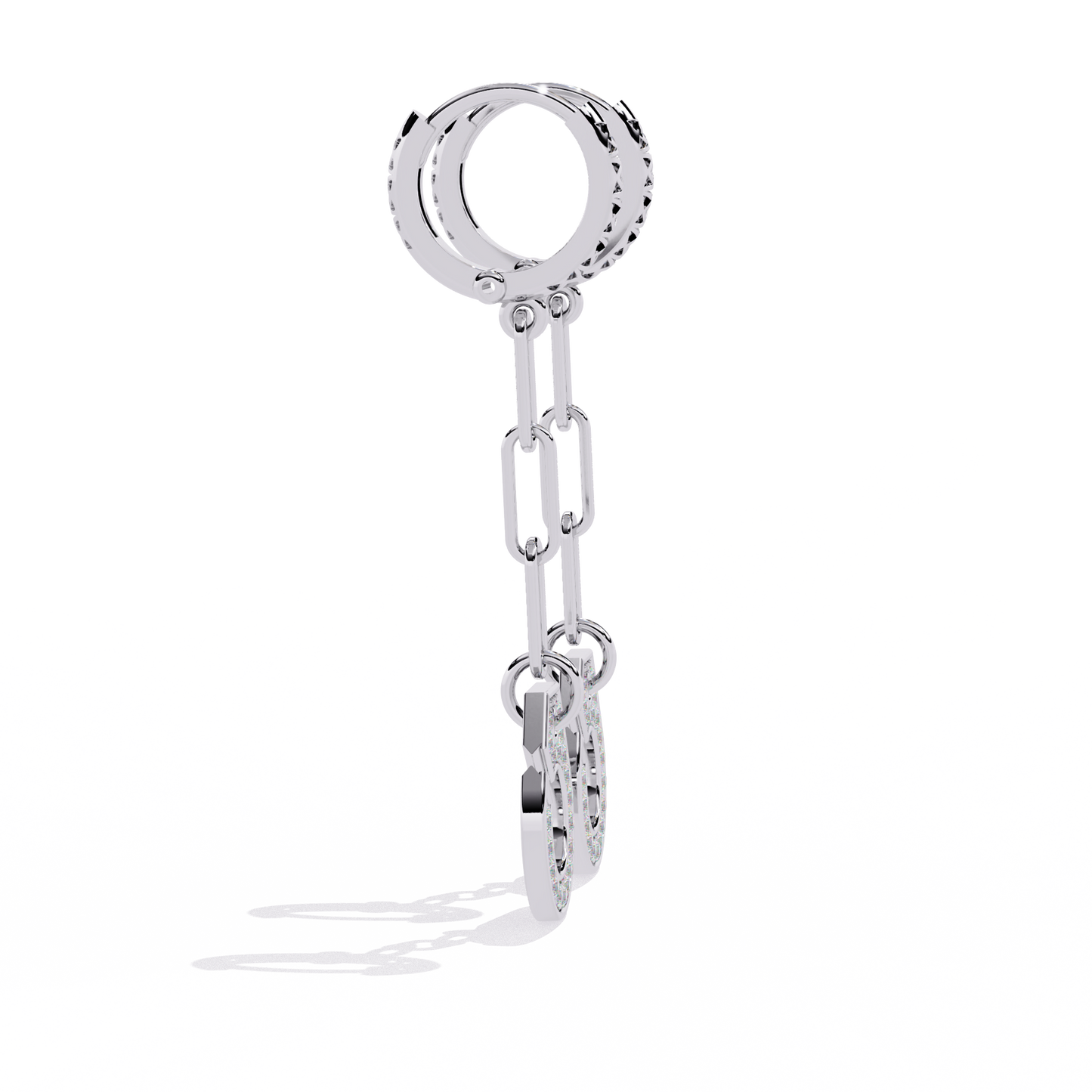 Round Cut Diamond Antique Handcrafted Stacking Perfect Cluster Minimalist Party Wear Aura Earring For Her