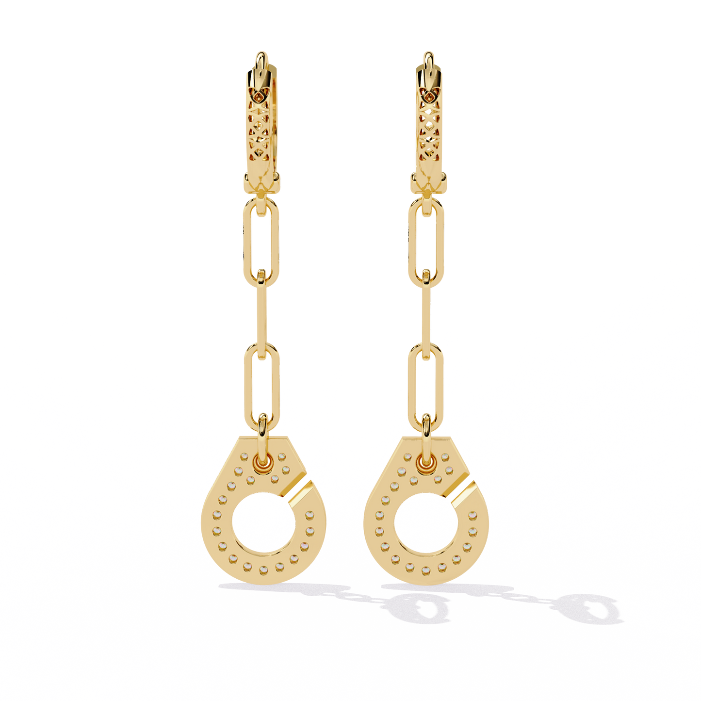 Round Cut Diamond Antique Handcrafted Stacking Perfect Cluster Minimalist Party Wear Aura Earring For Her