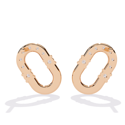 Round Cut Diamond Antique Prong Set Stud Earrings - HIGHCARAT DIAMONDS