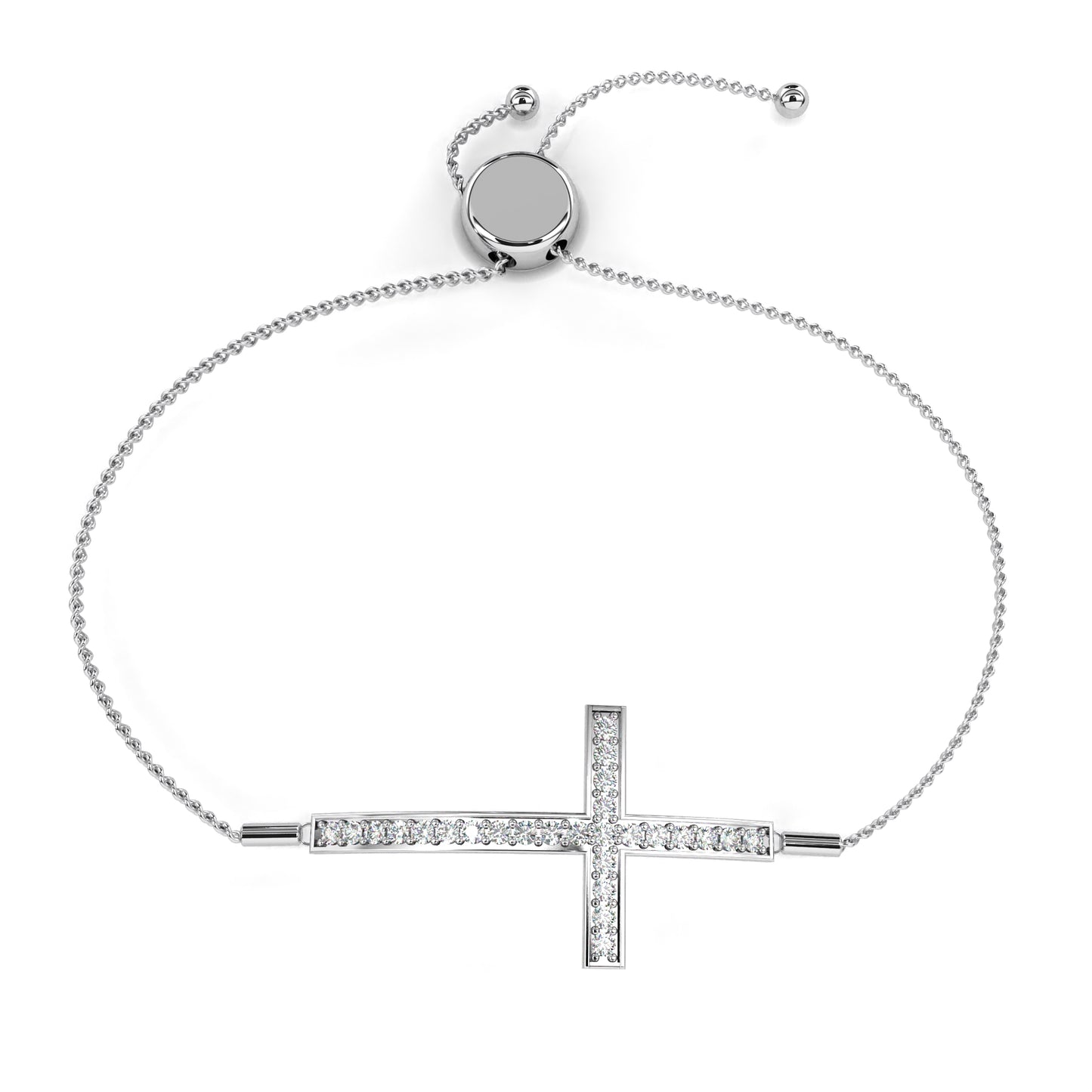 Round Cut Diamond Criss Cross Shape Antique Delicate Prong Set Stunning Handmade Bracelet Annivrasry Gift For Her - HIGHCARAT DIAMONDS