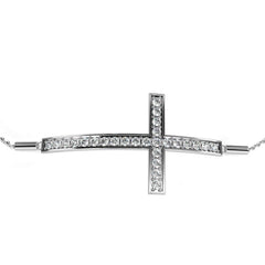 Round Cut Diamond Criss Cross Shape Antique Delicate Prong Set Stunning Handmade Bracelet Annivrasry Gift For Her - HIGHCARAT DIAMONDS