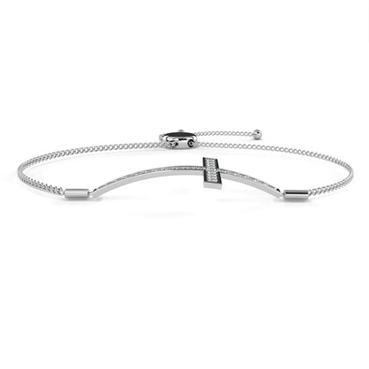 Round Cut Diamond Criss Cross Shape Antique Delicate Prong Set Stunning Handmade Bracelet Annivrasry Gift For Her - HIGHCARAT DIAMONDS
