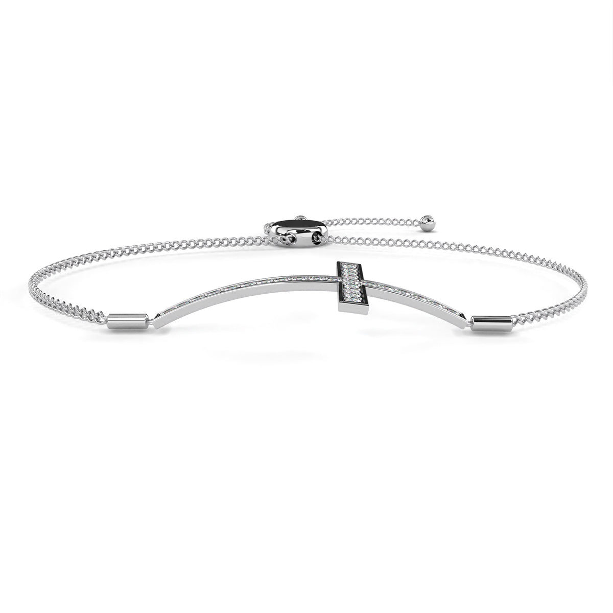 Round Cut Diamond Criss Cross Shape Antique Delicate Prong Set Stunning Handmade Bracelet Annivrasry Gift For Her - HIGHCARAT DIAMONDS