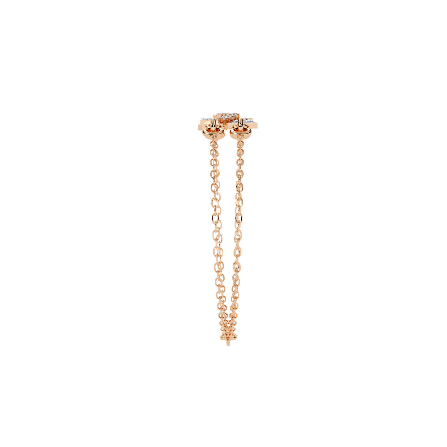 Round Cut Diamond Dainty Hand Crafted Cluster Vintage Timeless Bracelet Gift for Her Women's - HIGHCARAT DIAMONDS