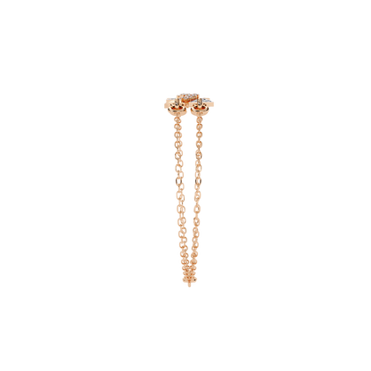 Round Cut Diamond Dainty Hand Crafted Cluster Vintage Timeless Bracelet Gift for Her Women's - HIGHCARAT DIAMONDS