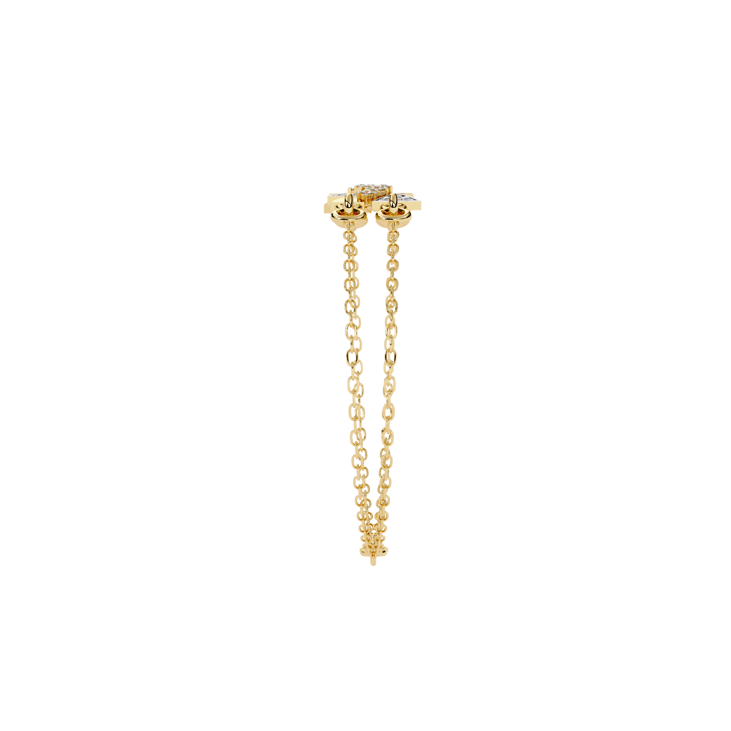 Round Cut Diamond Dainty Hand Crafted Cluster Vintage Timeless Bracelet Gift for Her Women's - HIGHCARAT DIAMONDS