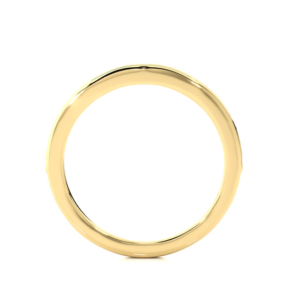 Round Cut Diamond Elegant Channel Set Eternity Wedding Band With Round Labgrown Diamonds - HIGHCARAT DIAMONDS