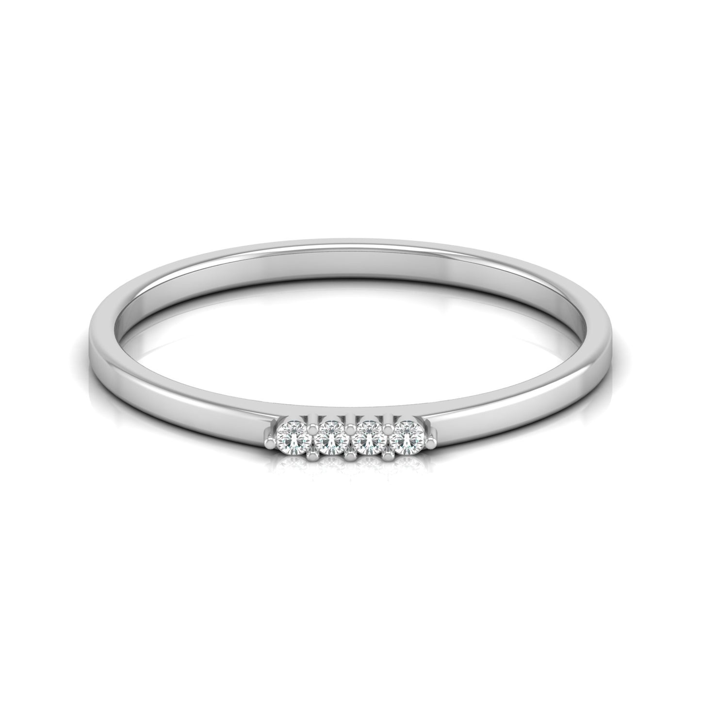 Round Cut Handcrafted Diamond Ring For Women's Beauty In 14 KT Solid Rose Gold - HIGHCARAT DIAMONDS