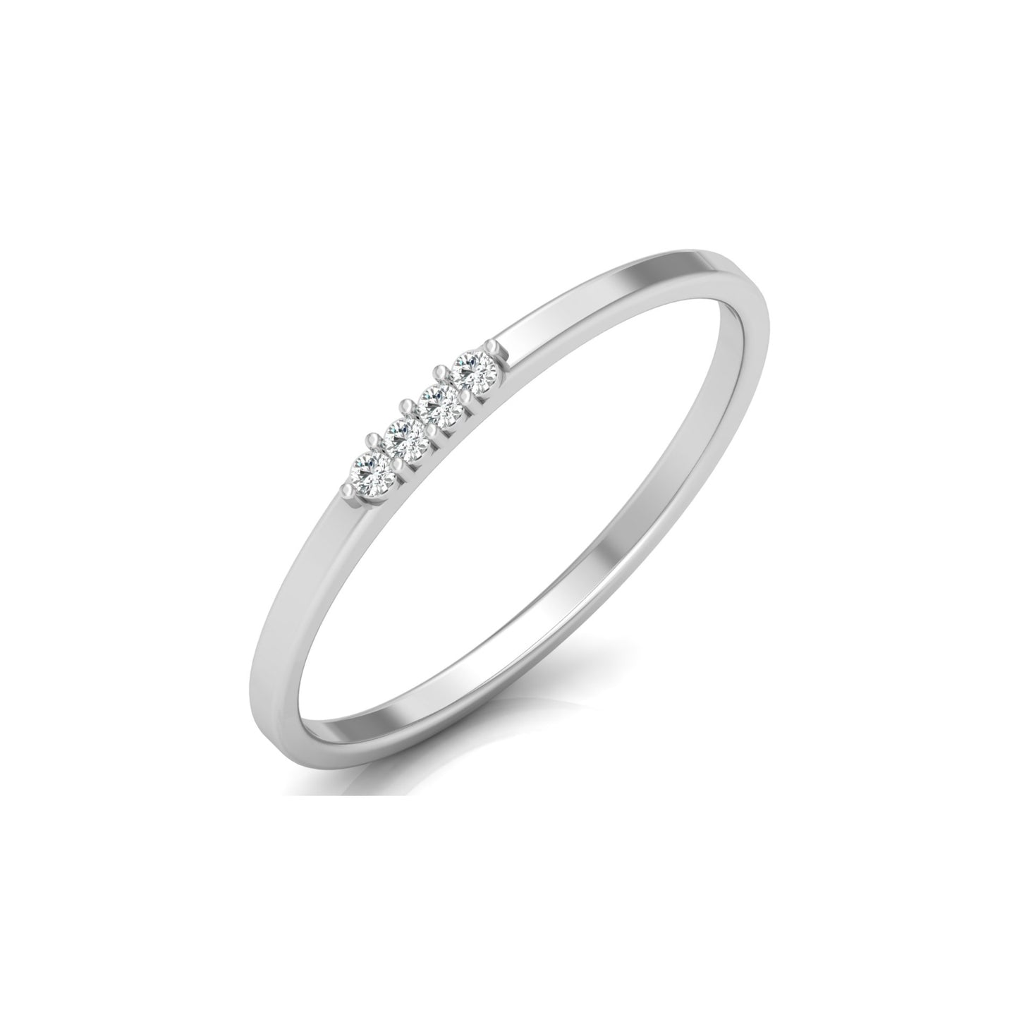 Round Cut Handcrafted Diamond Ring For Women's Beauty In 14 KT Solid Rose Gold - HIGHCARAT DIAMONDS