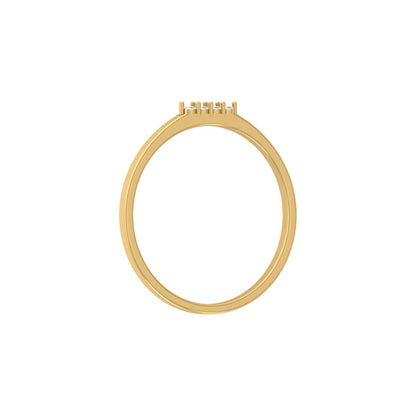 Round Cut Handcrafted Diamond Ring For Women's Beauty In 14 KT Solid Rose Gold - HIGHCARAT DIAMONDS