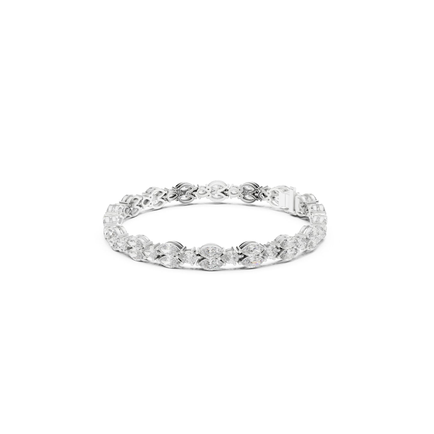 Round Cut High Quality Diamond Antique Delicate Three Stone Sparkling Bridesmaid Tennis Bracelet Gift For Her - HIGHCARAT DIAMONDS