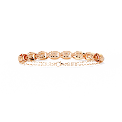 Round Cut High Quality Diamond Dainty Prong Set Minimalist Elegant Stackable Bangle For Gift - HIGHCARAT DIAMONDS