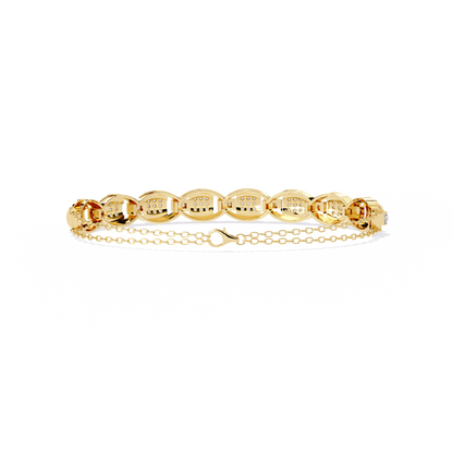 Round Cut High Quality Diamond Dainty Prong Set Minimalist Elegant Stackable Bangle For Gift - HIGHCARAT DIAMONDS