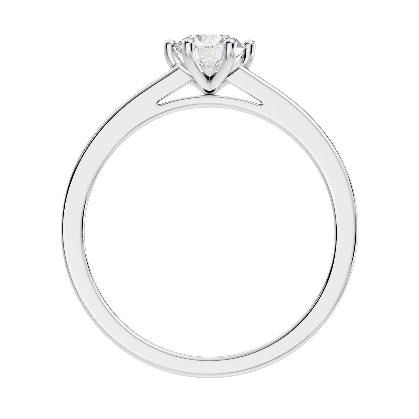Round Cut High Quality Lab Grown and Natural Diamond Unique Solitaire Prong Set Cluster Promise Ring For Her