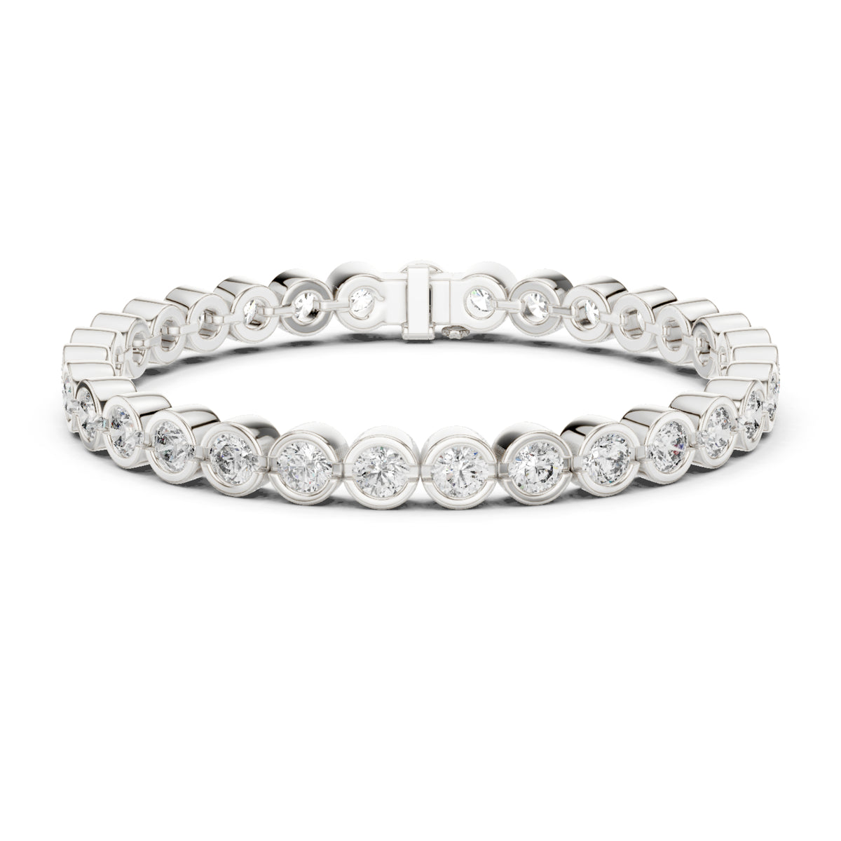 9.30 Ct Round Cut Top Grade Diamond Antique Delicate Vintage Sparkling Bezel Set Bridesmaid Tennis Bracelet - HIGHCARAT DIAMONDS