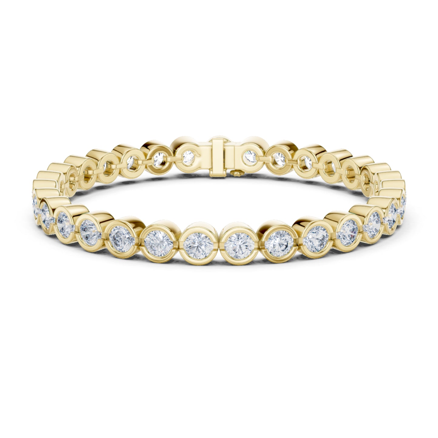9.30 Ct Round Cut Top Grade Diamond Antique Delicate Vintage Sparkling Bezel Set Bridesmaid Tennis Bracelet - HIGHCARAT DIAMONDS