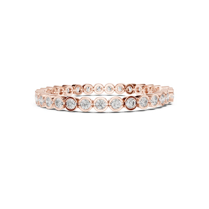 9.30 Ct Round Cut Top Grade Diamond Antique Delicate Vintage Sparkling Bezel Set Bridesmaid Tennis Bracelet - HIGHCARAT DIAMONDS