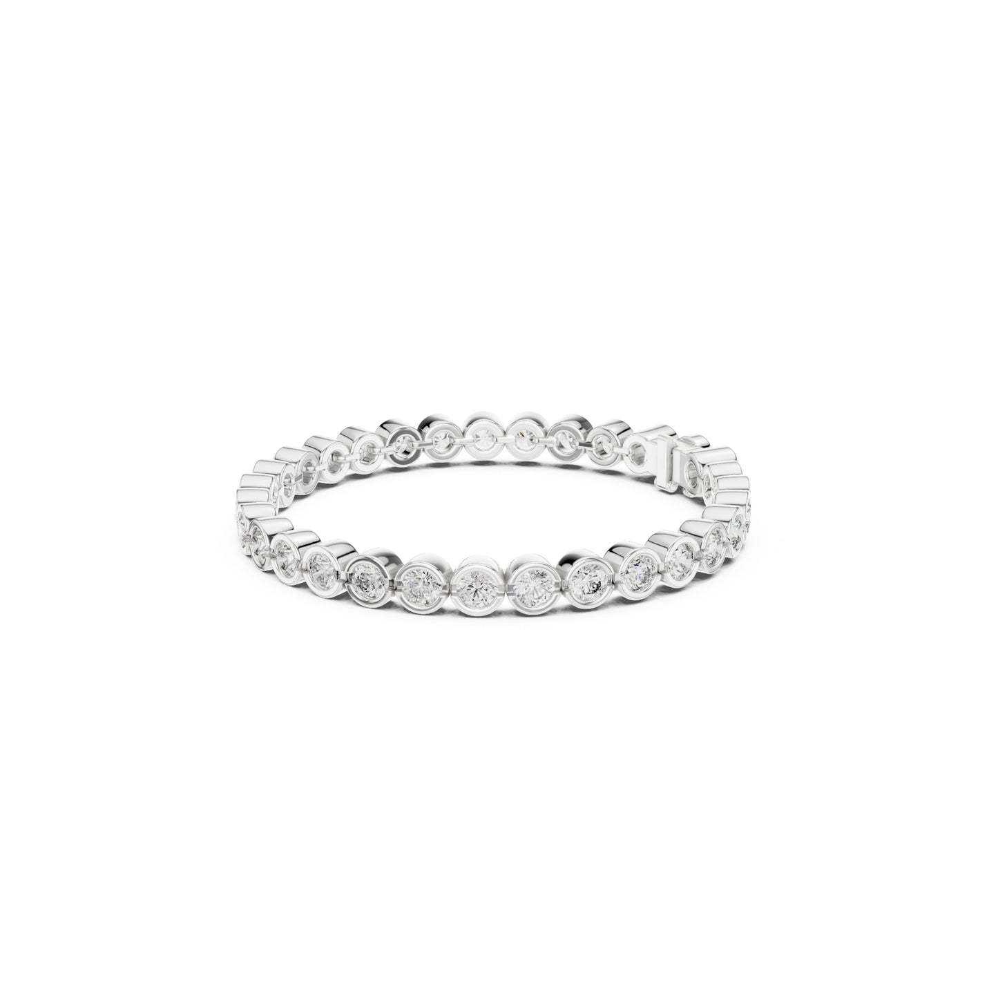 9.30 Ct Round Cut Top Grade Diamond Antique Delicate Vintage Sparkling Bezel Set Bridesmaid Tennis Bracelet - HIGHCARAT DIAMONDS